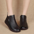 Bota de Couro Feminina Casual Conforts