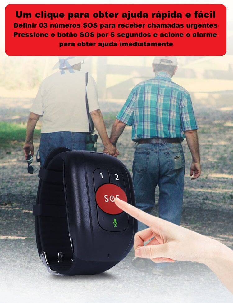 Pulseira Inteligente para Idosos - Help Life